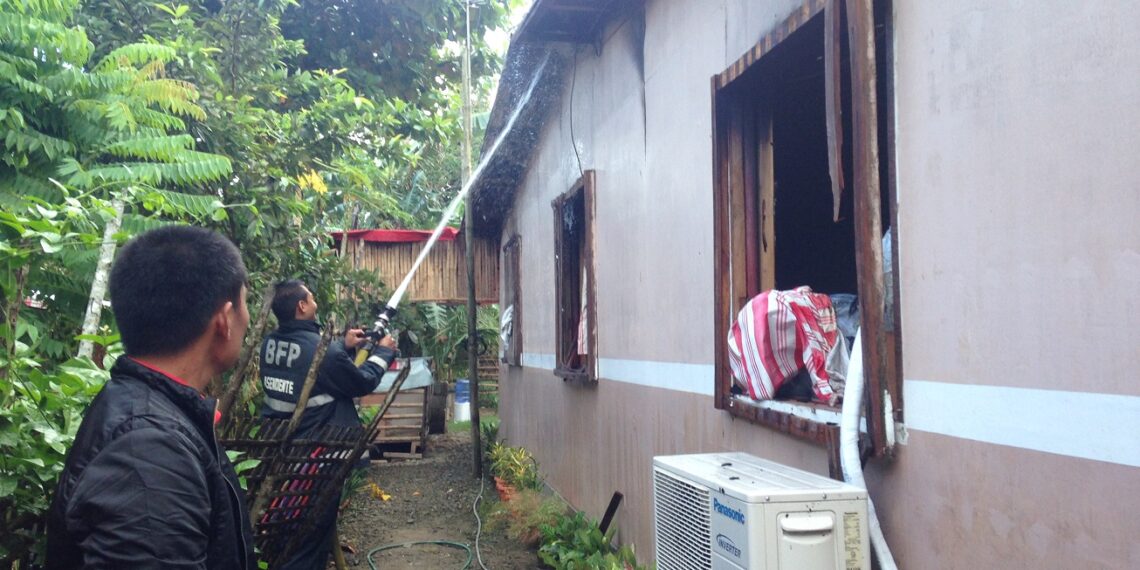 Bahay sa Barangay Gabawan, nasunog; Sanhi, inaalam pa ng BFP