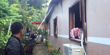 Bahay sa Barangay Gabawan, nasunog; Sanhi, inaalam pa ng BFP