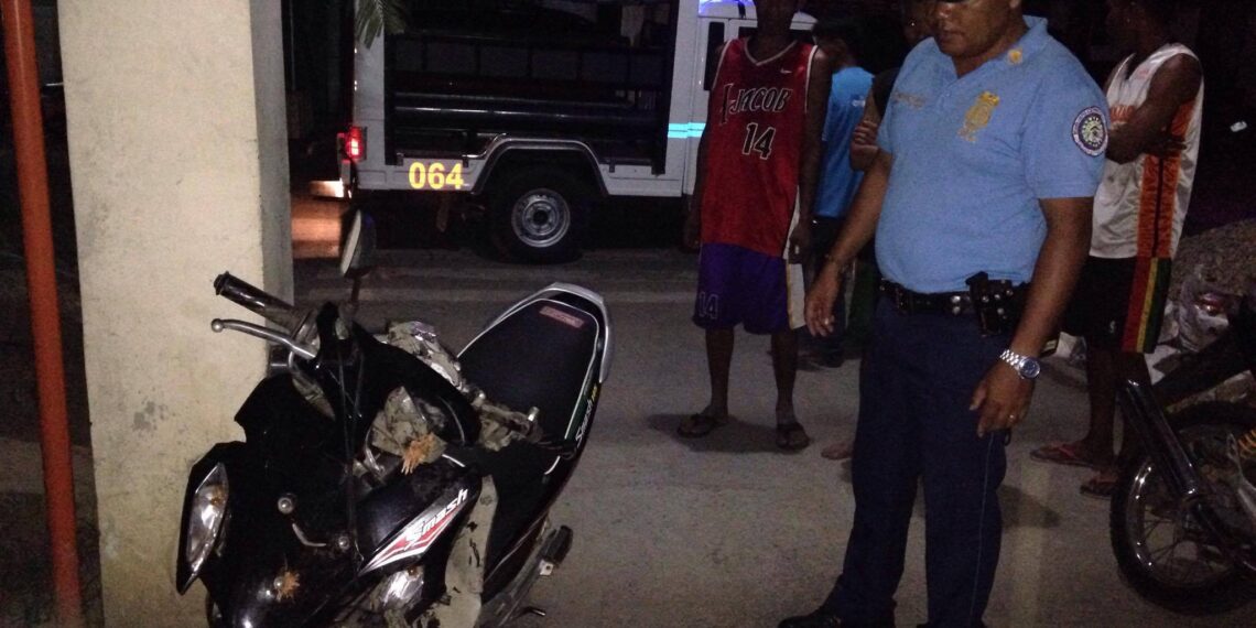 Motor, nahulog sa bangin sa Progreso Weste, Odiongan; isa patay, isa sugatan