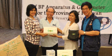 DOH-MIMAROPA Turns-Over BP Apparatus and Glucometer to Palawan