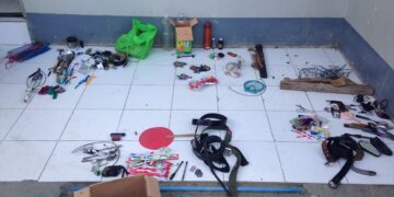 Kutsilyo, bala, at posporo; nasamsam sa mga selda sa Odiongan District Jail