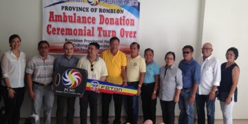 Walong bayan sa Romblon, nakatanggap ng bagong ambulansya galing sa PCSO