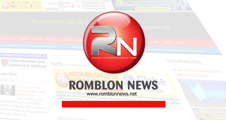 Romblon News Network is DSWD-MIMAROPA Gawad Ulat Awardee (Online News Category) for 2016