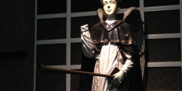 Kamay ng imahe ni San Vicente Ferrer ng Odiongan Parish, tinangay ng kawatan