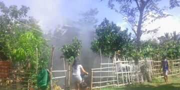 Bahay sa San Agustin, nasunog dahil sa paglalaro ng apoy ng mga bata