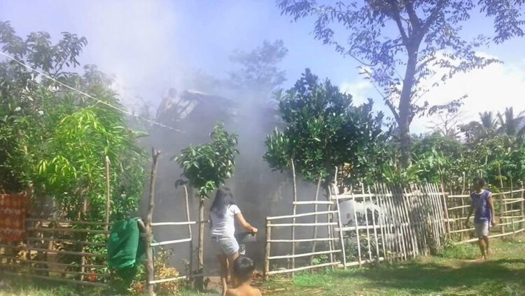 Bahay sa San Agustin, nasunog dahil sa paglalaro ng apoy ng mga bata