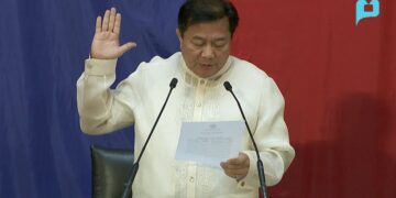 The New House Speaker Pantaleon Alvarez (Photo Courtesy: PTV4)