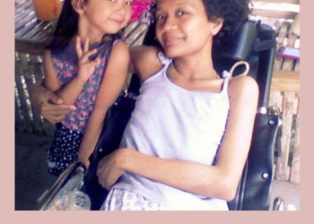 Me and my daughter. Her presence beside me gives me strength to go on and not to give up, bundled in my faith in God's promise of turning impossibilities into assured possibilities.