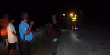 Rider, patay matapos sumalpok ang motorsiklo sa concrete barrier sa Odiongan