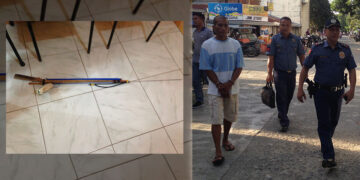 Pulis, sugatan matapos panain ng lasing sa Alcantara