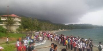 Joint Coastal Clean-up Drive, isinagawa sa Santa Maria