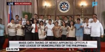 Corcuera Mayor Rachel Bañares sworn as new PRO of League of Municipalities of the Philippines
