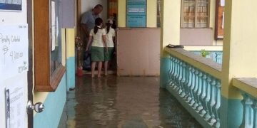 Ilang bahagi ng RSU Main, binaha matapos bumuhos ang malakas na ulan