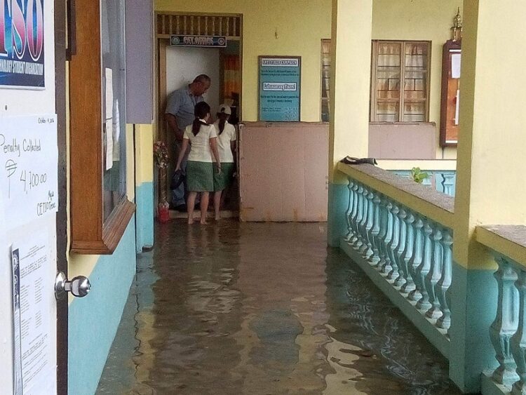 Ilang bahagi ng RSU Main, binaha matapos bumuhos ang malakas na ulan