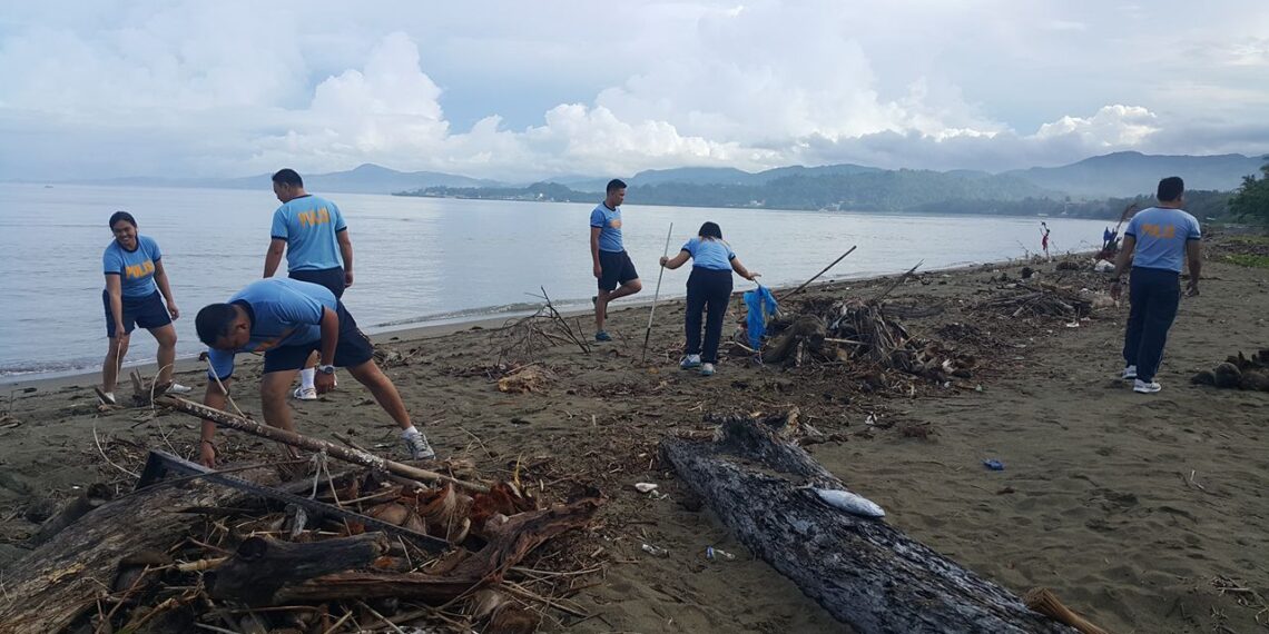 PNP-Odiongan, nagsagawa ng coastal clean-up sa Tabin-Dagat