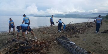 PNP-Odiongan, nagsagawa ng coastal clean-up sa Tabin-Dagat