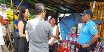 Mayor Trina Firmalo-Fabic pinangunahan ang pag inspeksyon sa mga tindahan ng paputok sa Odiongan