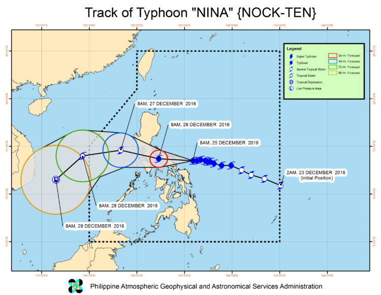 Bagyong #NinaPH lumakas pa; Romblon signal no. 2 na