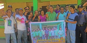 Barangay San Vicente sa bayan ng Sibale, ideneklarang drug free ng LGU at PNP