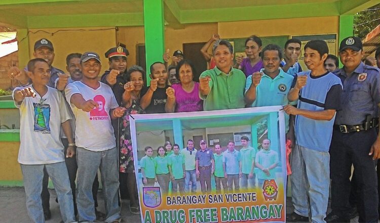 Barangay San Vicente sa bayan ng Sibale, ideneklarang drug free ng LGU at PNP