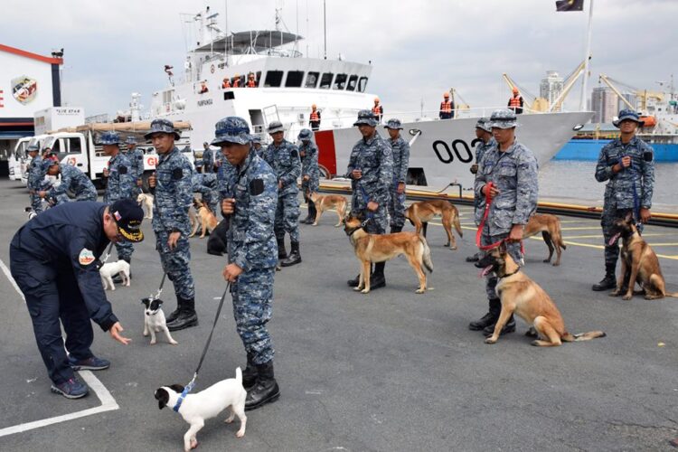 32 K9 dogs ng Coast Guard; biyaheng Romblon para sa training