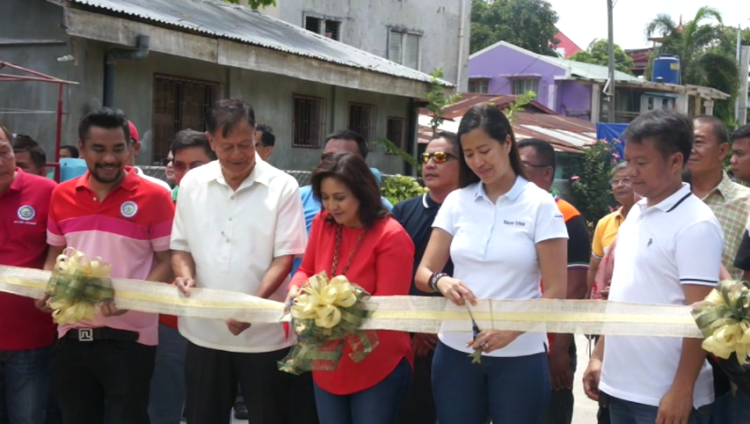 VP Leni Robredo, pinanguhanan ang pagpapasinaya ng Riverside Boulevard sa Odiongan