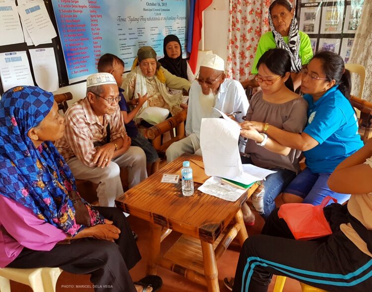 DSWD MIMAROPA conducts validation of 100-year-old senior citizens who will qualify the centenarian gift. Released Photo