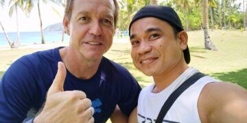 Azkals Coach, Thomas Dooley in Tablas last week