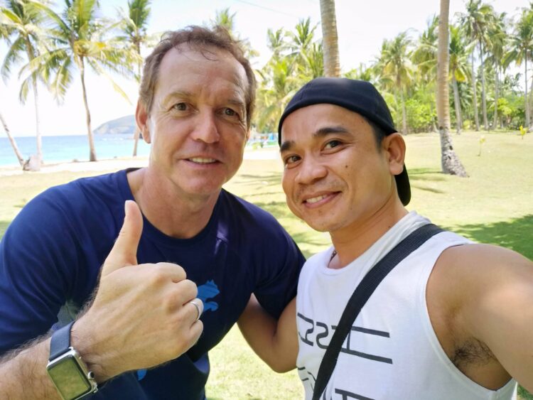 Azkals Coach, Thomas Dooley in Tablas last week