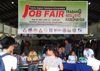 Job Fair sa Odiongan; dinagsa ng mga job seekers na Romblomanon