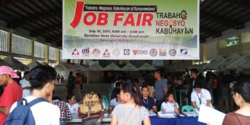 Job Fair sa Odiongan; dinagsa ng mga job seekers na Romblomanon