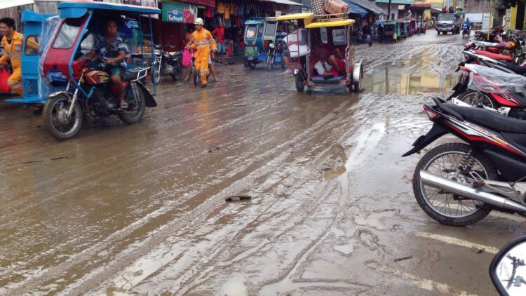 Sentro ng bayan ng Romblon, binaha kagabi