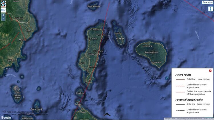 Saan ba dumadaan ang Tablas Fault? Check this Map