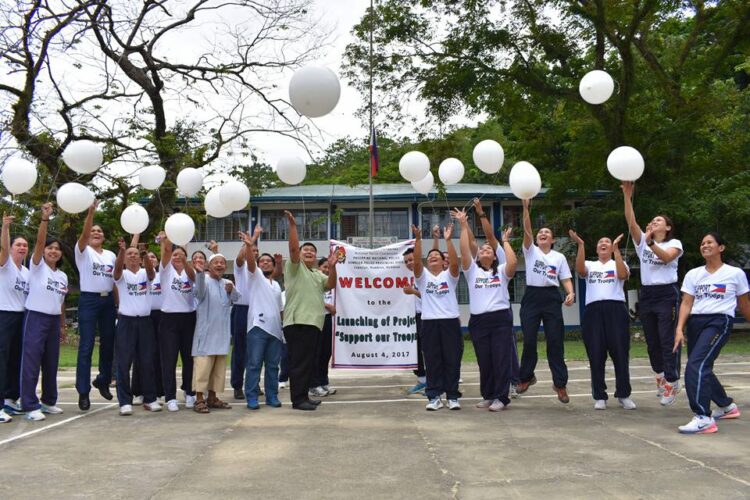 Romblon PNP, Religious Group shows support to troops fighting in Marawi