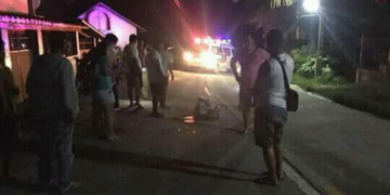 Two injured in Odiongan, as motorcycle rams into concrete fence