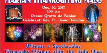 Spectacular Fireworks Display masasaksihan sa Grotto de Banloc sa Dec. 30
