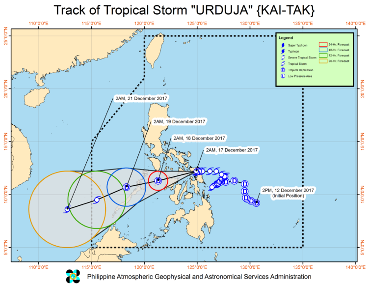Urduja weakened to Tropical Depression, Romblon under Signal #1
