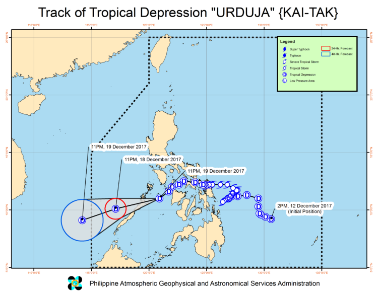 Storm signal lifted in Romblon; #Urduja now in Palawan area