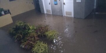 Flooded Chuch in Tabobo-an, Odiongan, Romblon. Photo Courtesy of Mak Fabito