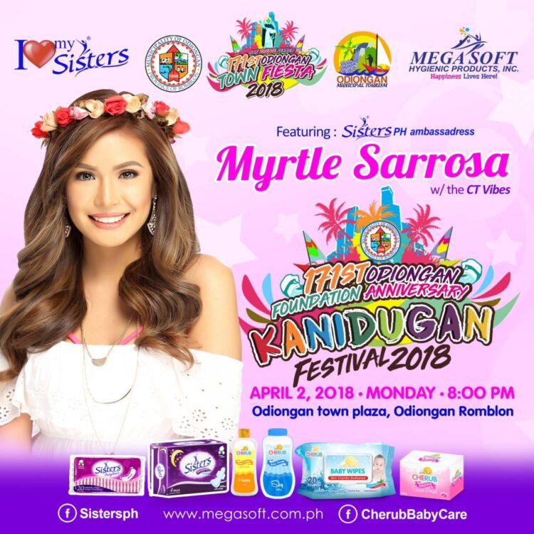 Sister PH ambassadress Myrtle Sarrosa to join Kanidugan Festival 2018