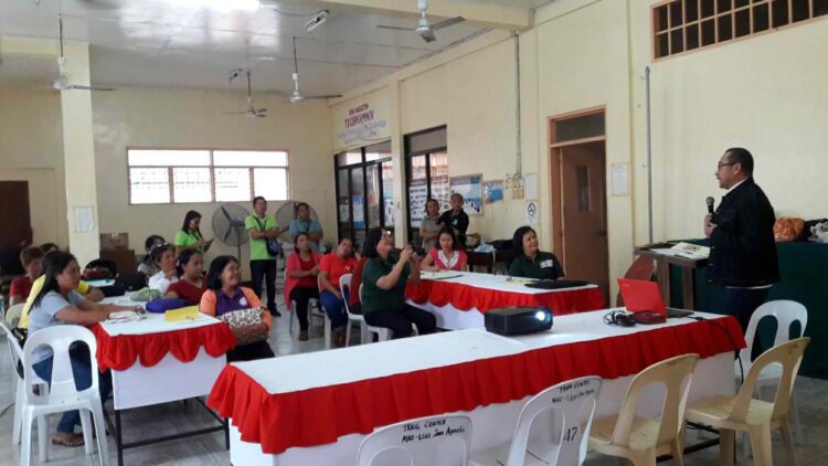 DOST-FNRI sinanay ang mga brgy nutri scholars ng San Agustin
