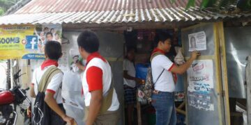 Mga Senior Scouts sa Sta. Maria, nag-ikot para magtanggal ng mga campaign posters