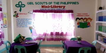 GSP ng Alcantara NHS naghandog ng Mini-Library sa Brgy San Roque