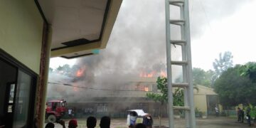 Admin Building ng Romblon State University, nasunog