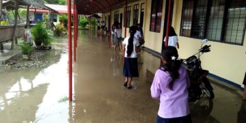 Ilang bahagi ng ONHS, binaha