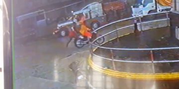 ScreenGrab from CCTV of Barangay Batiano