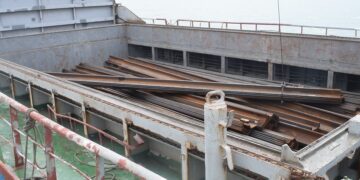 Laborer, posibleng maputulan ng kaliwang paa matapos madaganan ng sheet pile