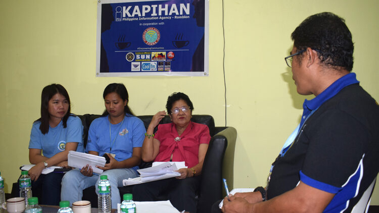 Information campaign ukol sa HIV/AIDS, STD, paiigtingin ng PHO-Romblon