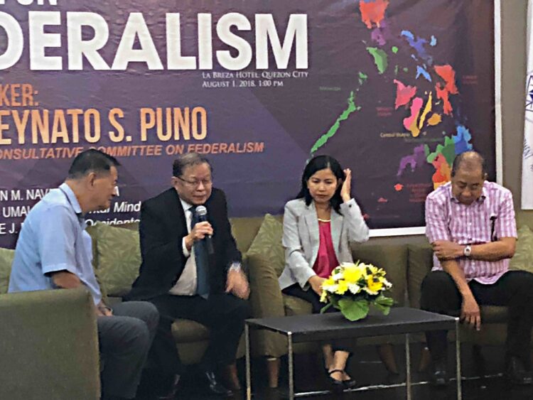 Federated regions to have five sources of income – former CJ Puno