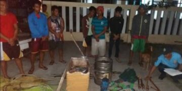 6 mangingisda, arestado sa illegal fishing sa Banton